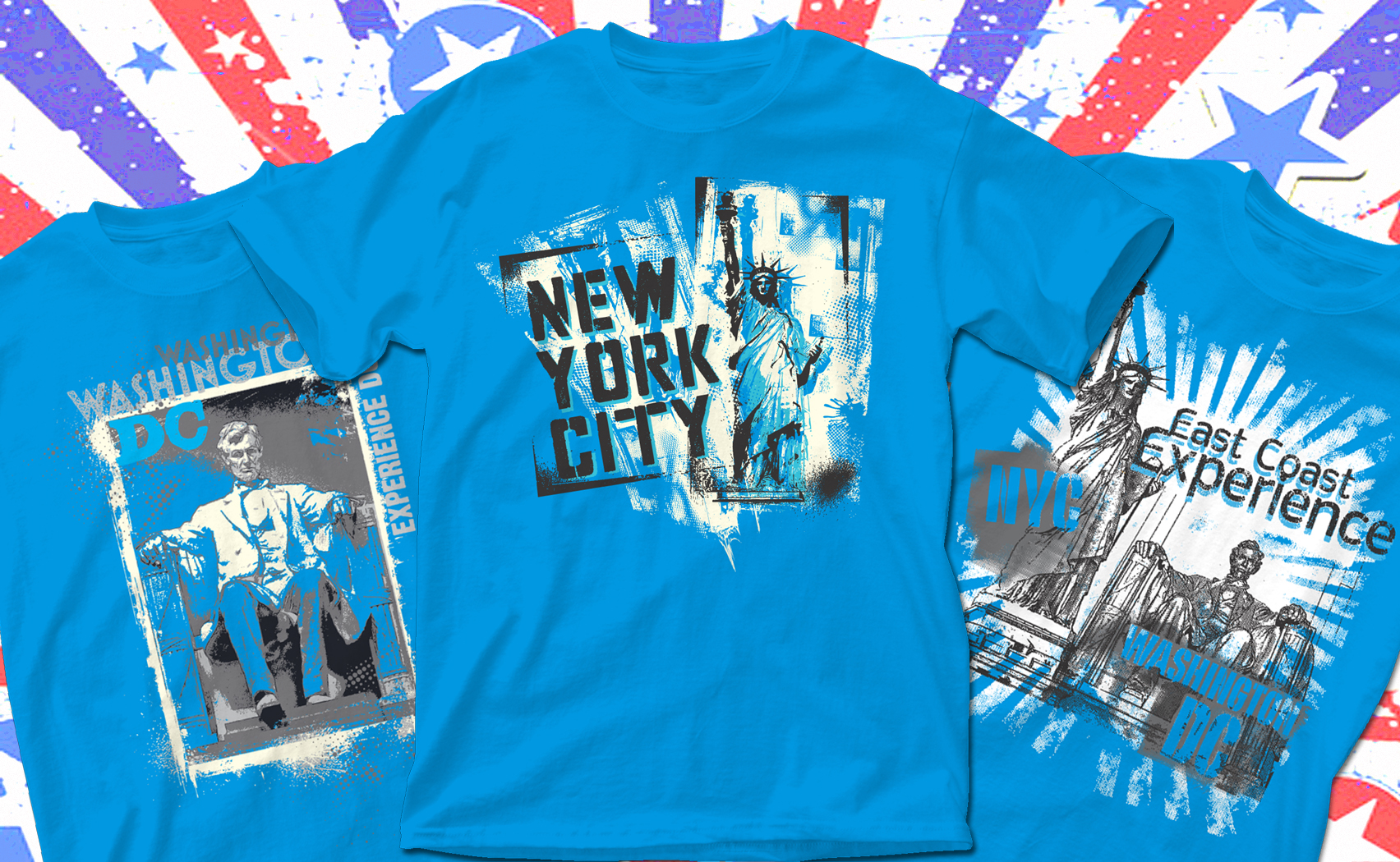 Washington DC & NYC Student Travel T-Shirt Designs