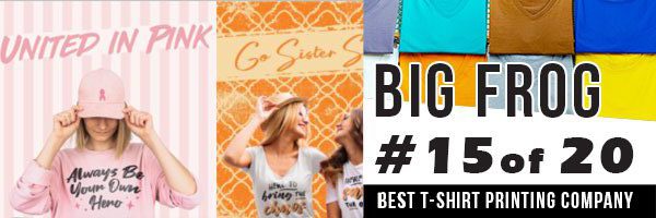 Big Frog 15 of 20 Best T-Shirt Printing