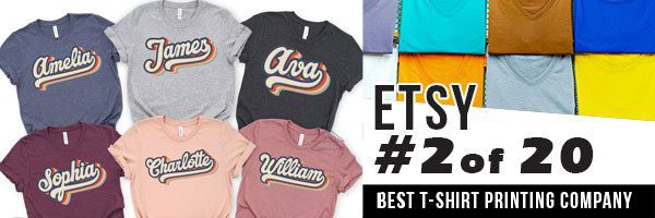 Etsy 2 of 20 Best T-Shirt Printing Companies