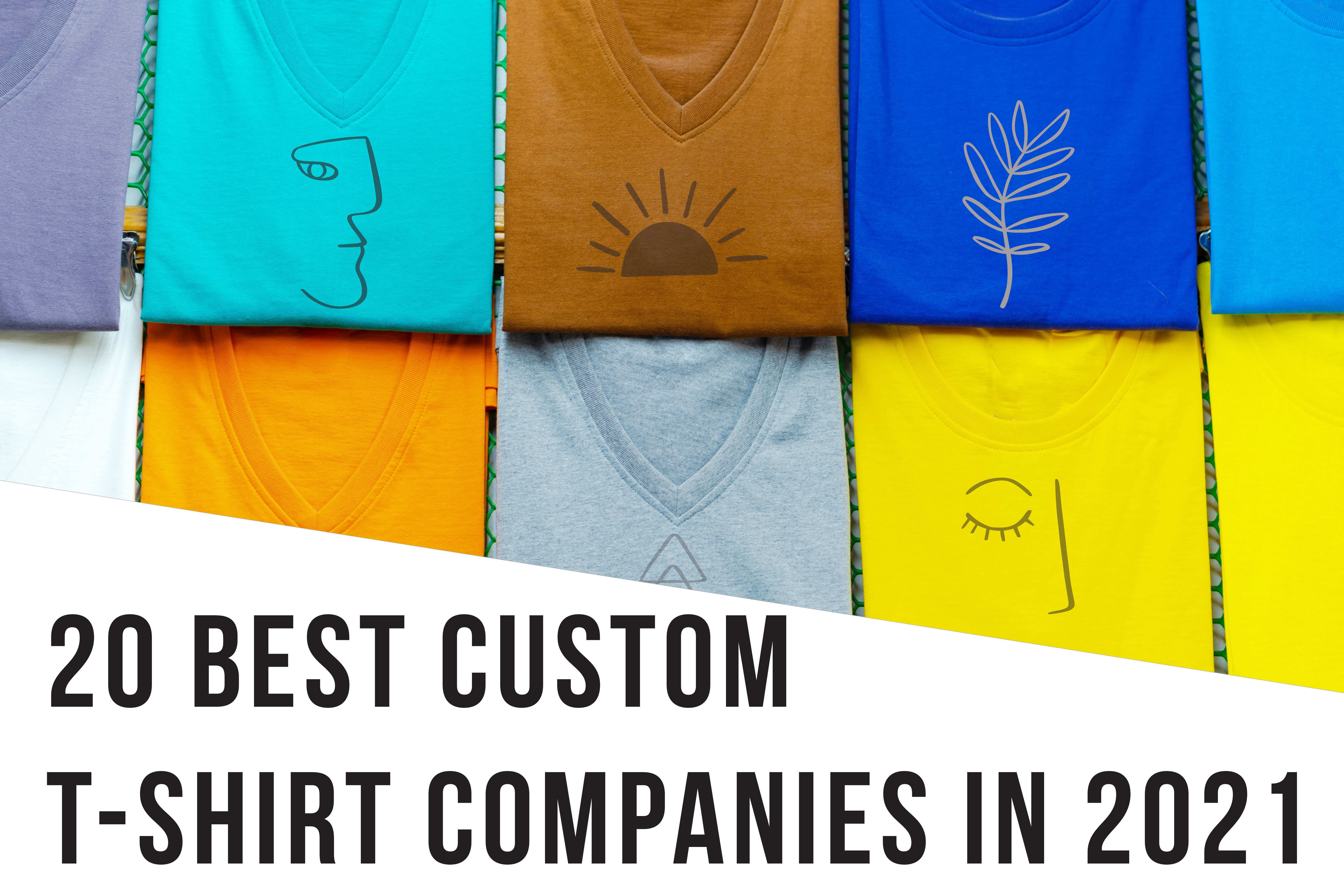 20 Best Custom T-shirt Printing Companies