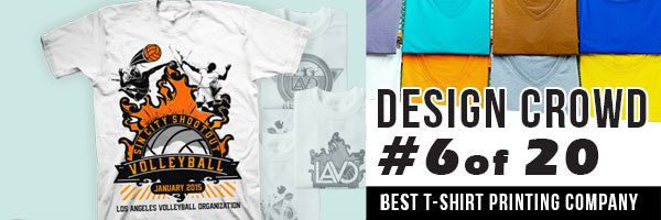 Design Crowd 6 of 20 Best T-Shirt Printing Companies