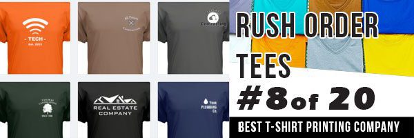 Rush Order Tees 8 of 20 Best T-Shirt Printing Companies